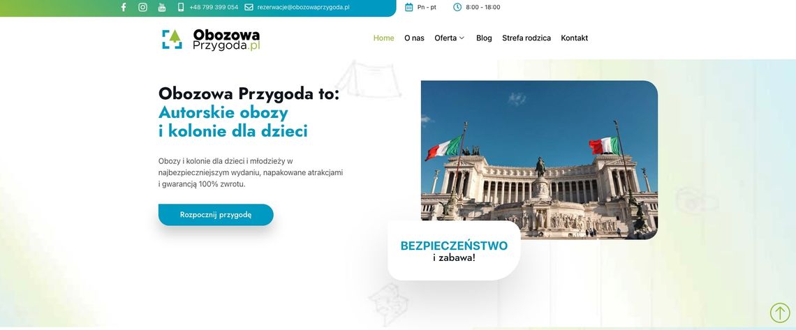 Obozowa Przygoda - Kolonie Dla Dzieci i Obozy Młodzieżowe