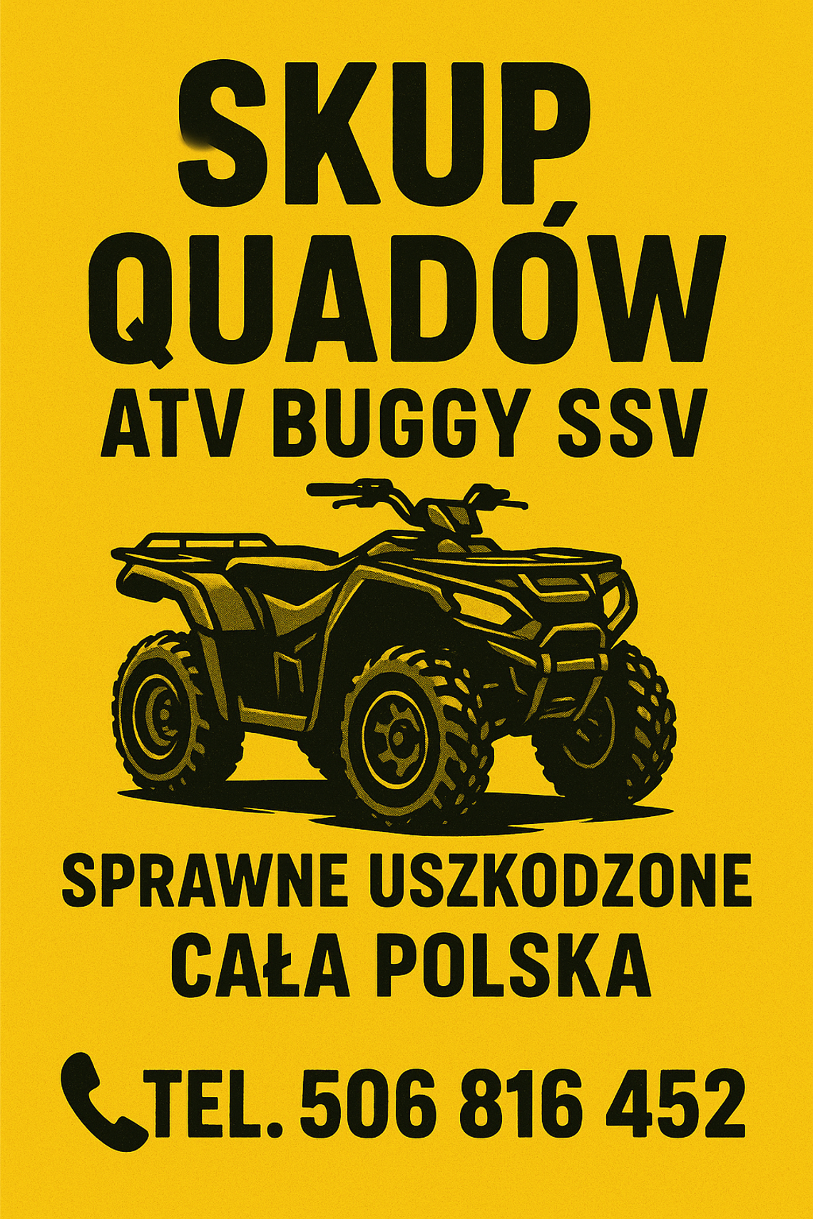 SKUP QUADÓW QUAD QUADY ATV SKUTERÓW WODNYCH SKUP QUADÓW QUAD QUADY ATV SKUTERÓW WODNYCH