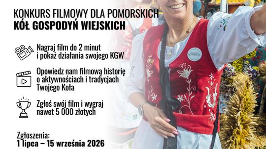 Twórczo aktywnie na wsi! Nagraj film i wygraj nagrody w konkursie KGW