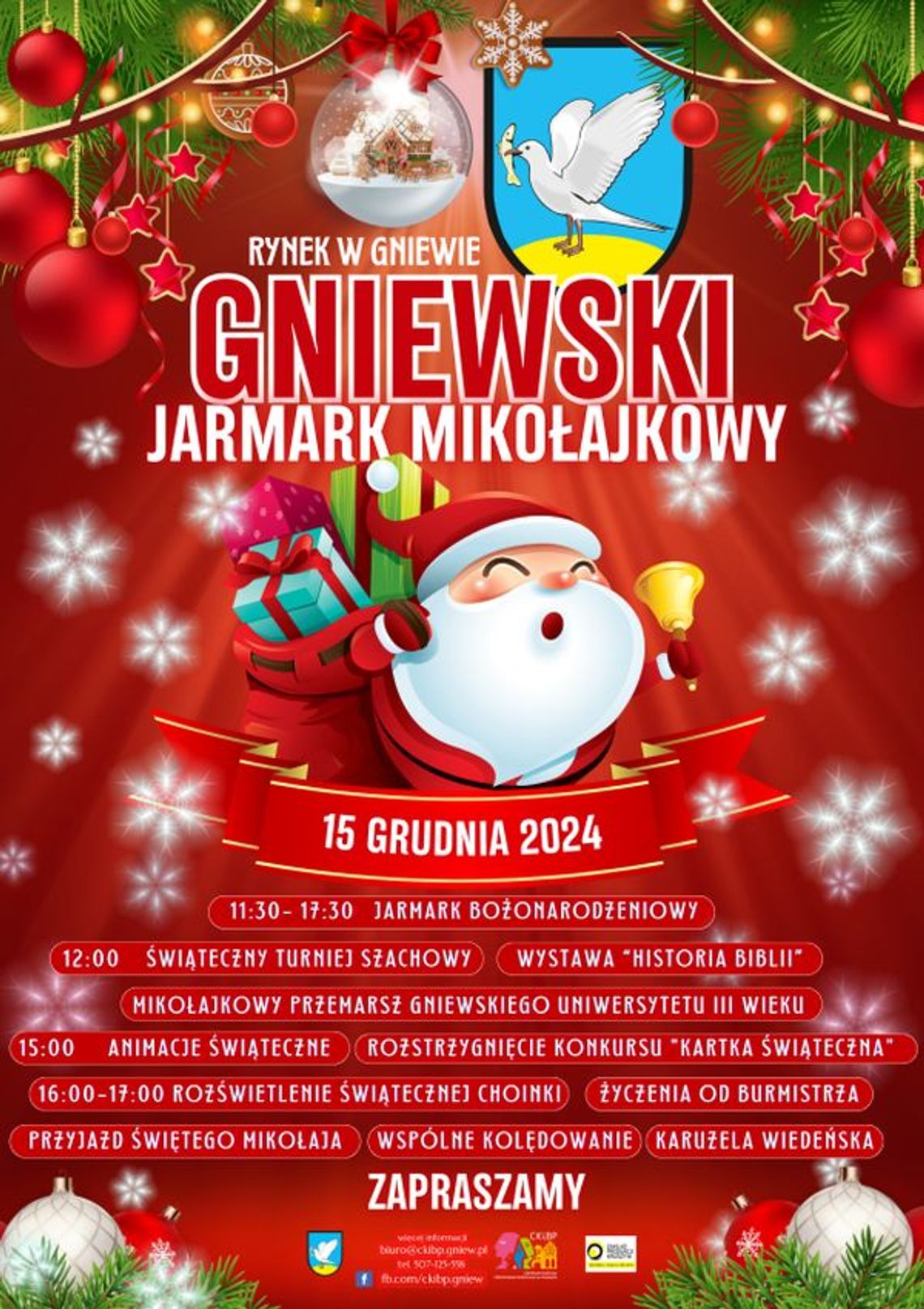 15.12.2024 r. - Gniewski Jarmark Mikołajkowy 2024