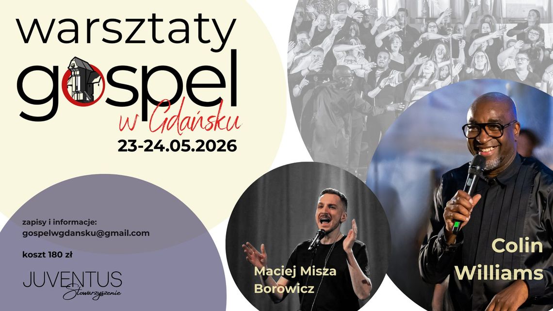 Gdańsk: Warsztaty Gospel 2026 już w maju. Ruszyły zapisy Gdańsk: Warsztaty Gospel 2026 już w maju. Ruszyły zapisy