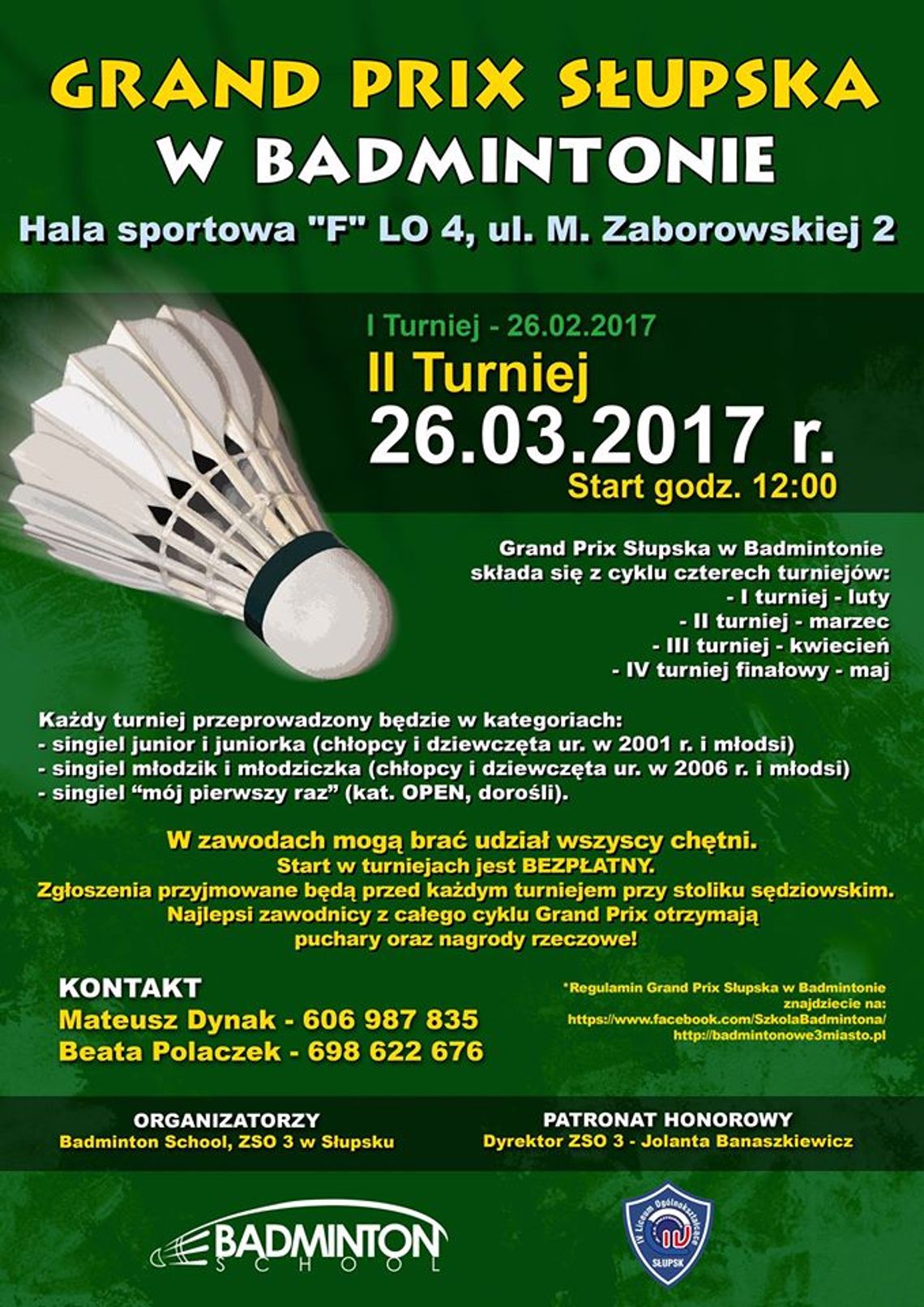 Grand Prix Słupska w Badmintonie