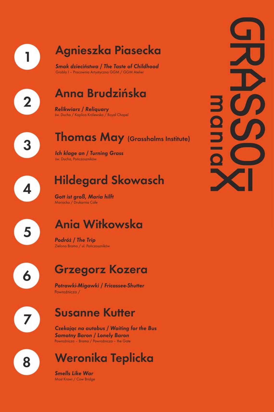 Grassomania 10: Z oranżadą w proszku na językach - festiwal. Grassomania 10: Z oranżadą w proszku na językach - festiwal.