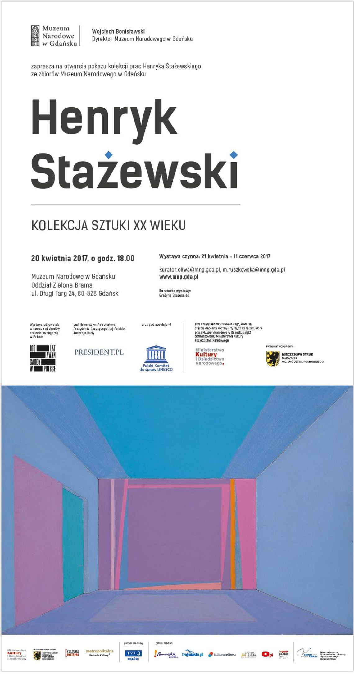 „Henryk Stażewski. Kolekcja sztuki XX wieku” - wernisaż.