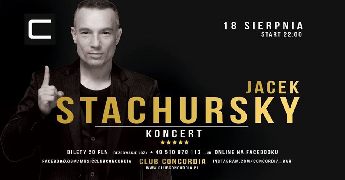 Jacek Stachursky Koncert Jacek Stachursky Koncert