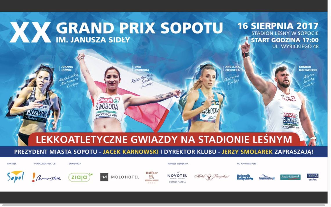 Jubileuszowe XX Grand Prix Sopotu im. Janusza Sidły
