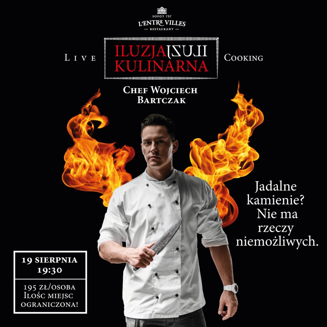 Kolacja LIVE z Chefem Wojciechem Bartczakiem w Sopocie