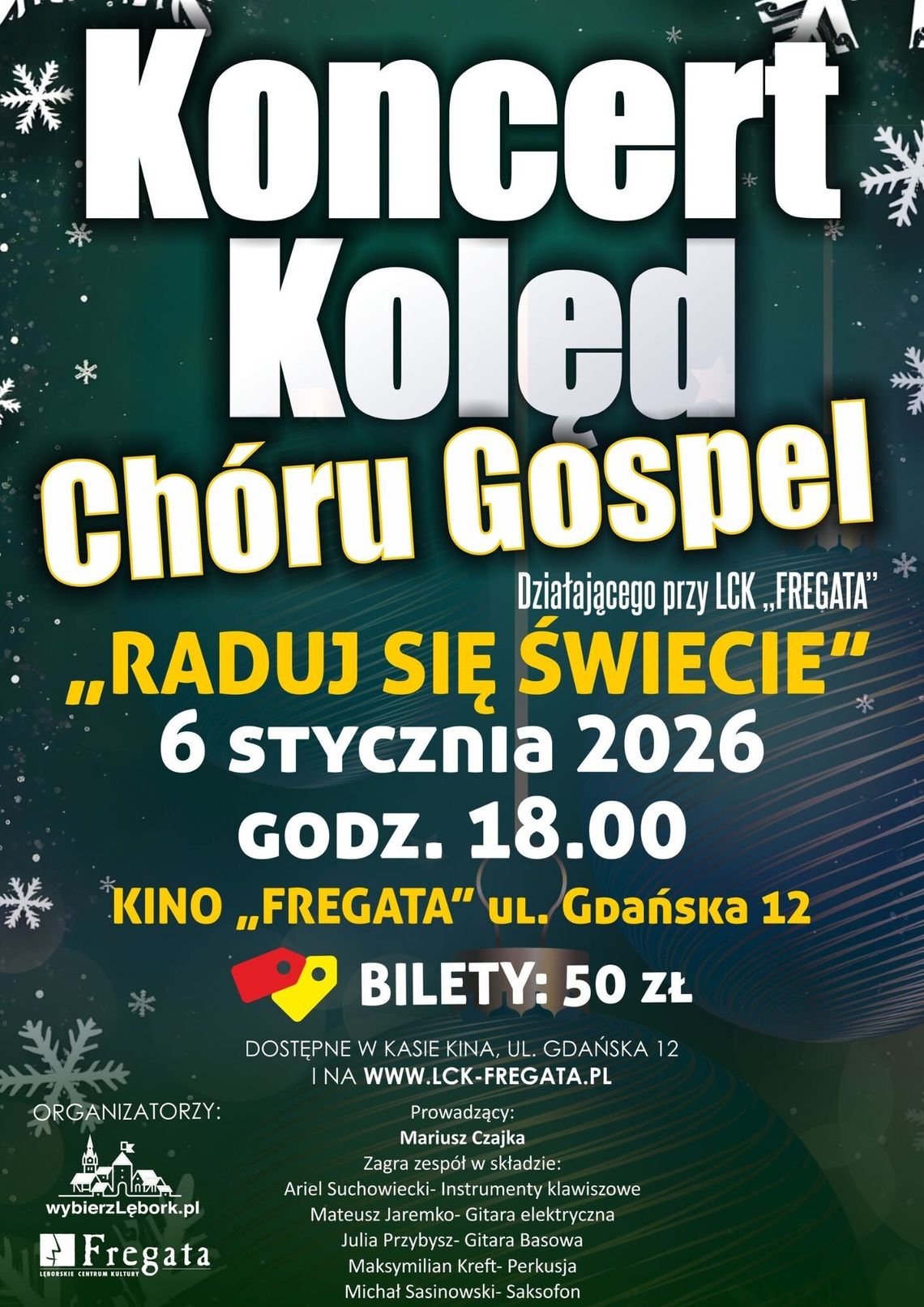 Koncert kolęd Chóru Gospel "Raduj się świecie!" Koncert kolęd Chóru Gospel "Raduj się świecie!"