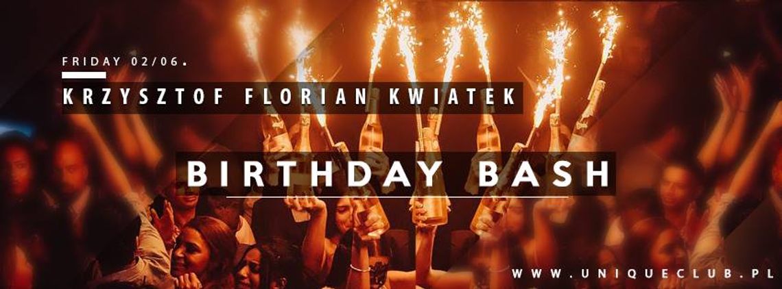 Kwiatek B-day Bash - with DJ Whiteboy Kwiatek B-day Bash - with DJ Whiteboy