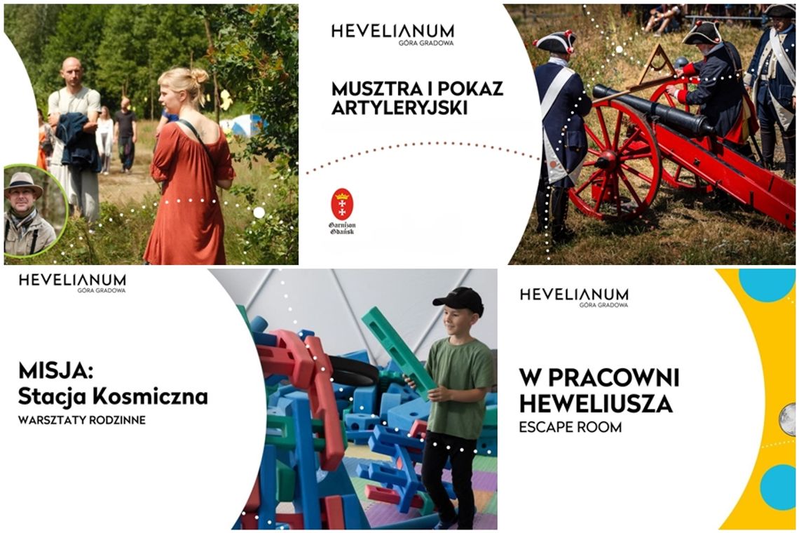 Majówka z Hevelianum – 9 dni odkrywania i zabawy w centrum nauki na Górze Gradowej! Majówka z Hevelianum – 9 dni odkrywania i zabawy w centrum nauki na Górze Gradowej!