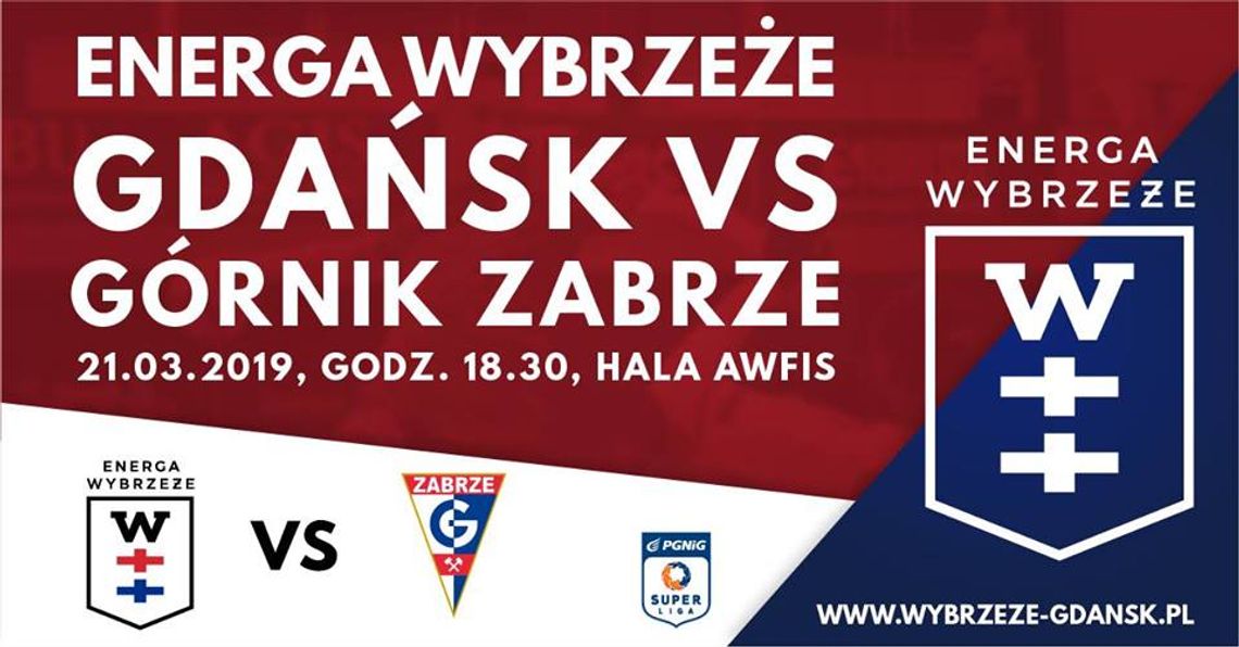 Mecz Energa Wybrzeże Gdansk vs NMC Górnik Zabrze