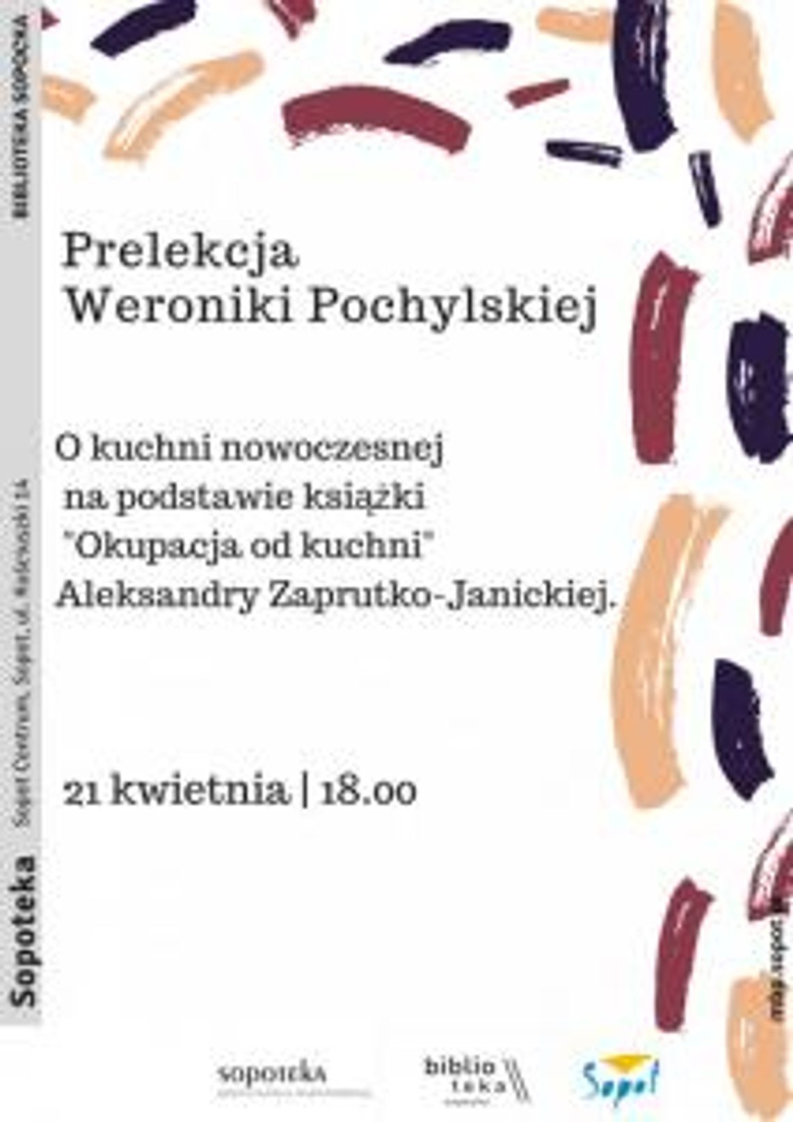 O kuchni nowoczesnej - wykład Weroniki Pochylskiej.