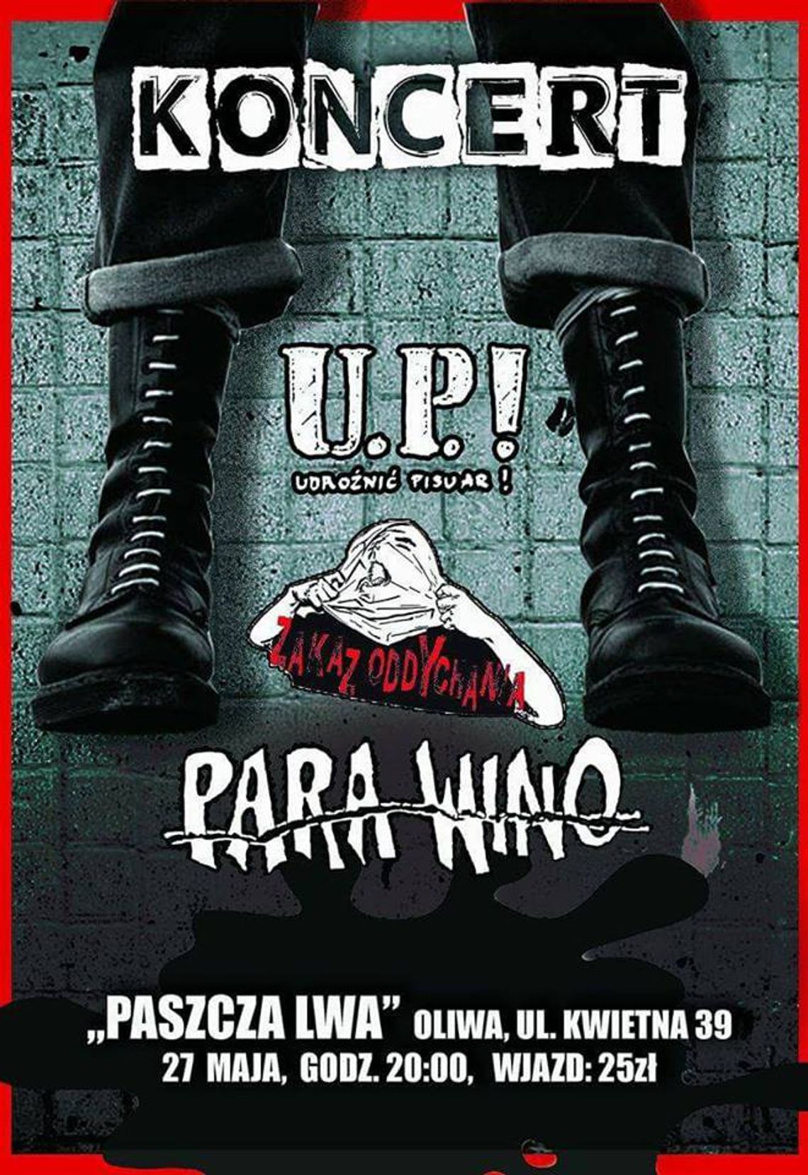 Para Wino/Zakaz Oddychania /Udrożnić Pisuar Para Wino/Zakaz Oddychania /Udrożnić Pisuar