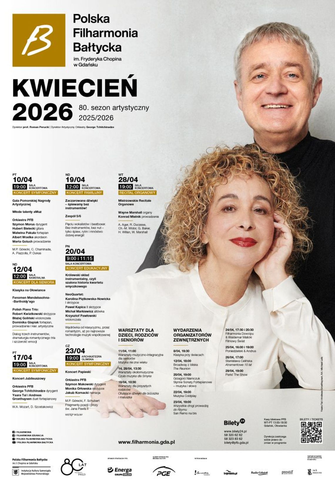 Polska Filharmonia Bałtycka im. Fryderyka Chopina w Gdańsku zaprasza na koncerty symfoniczne i wydarzenia w kwietniu 2026 Polska Filharmonia Bałtycka im. Fryderyka Chopina w Gdańsku zaprasza na koncerty symfoniczne i wydarzenia w kwietniu 2026