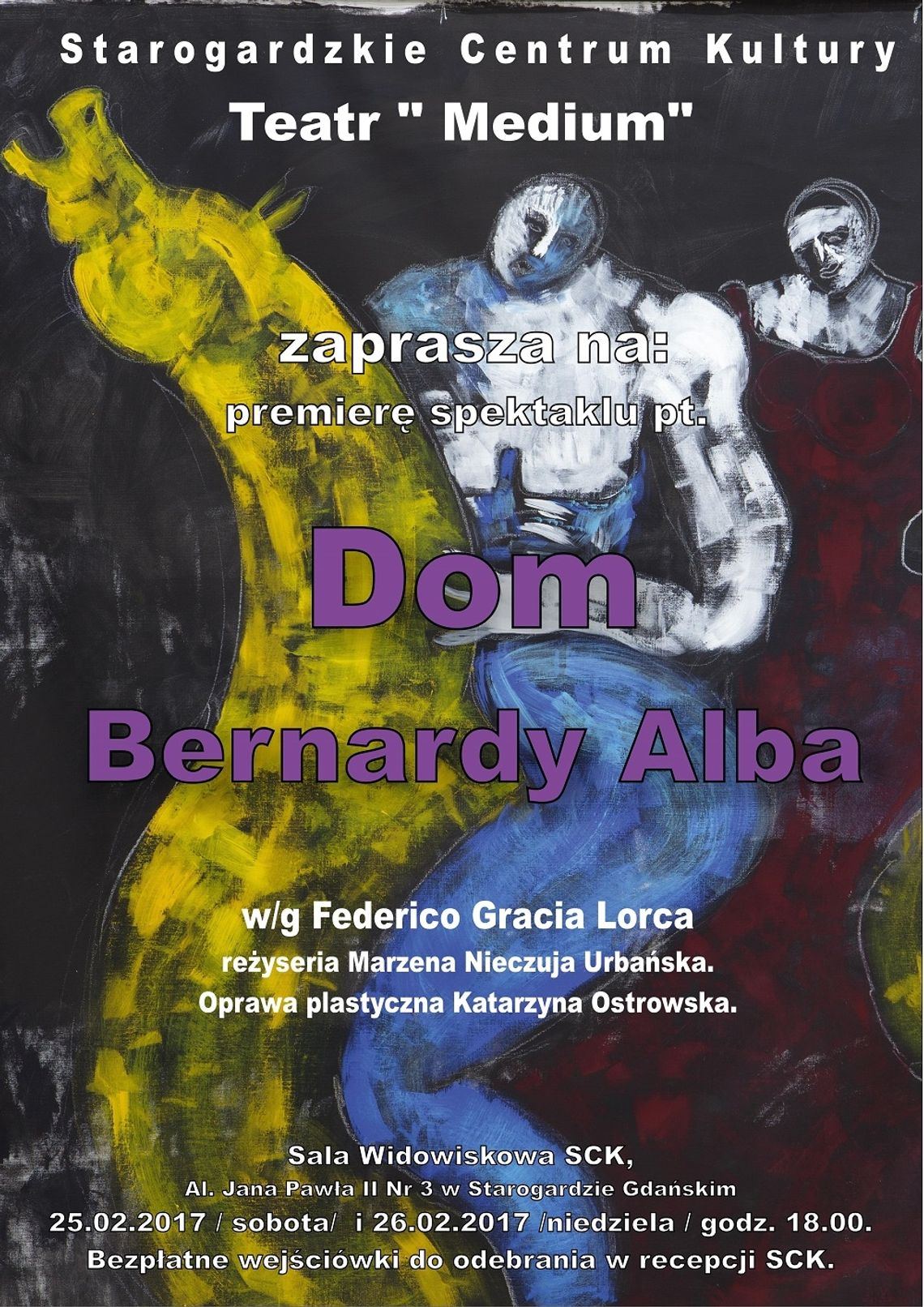 Premiera spektaklu Teatru Medium - "Dom Bernardy Alba" 