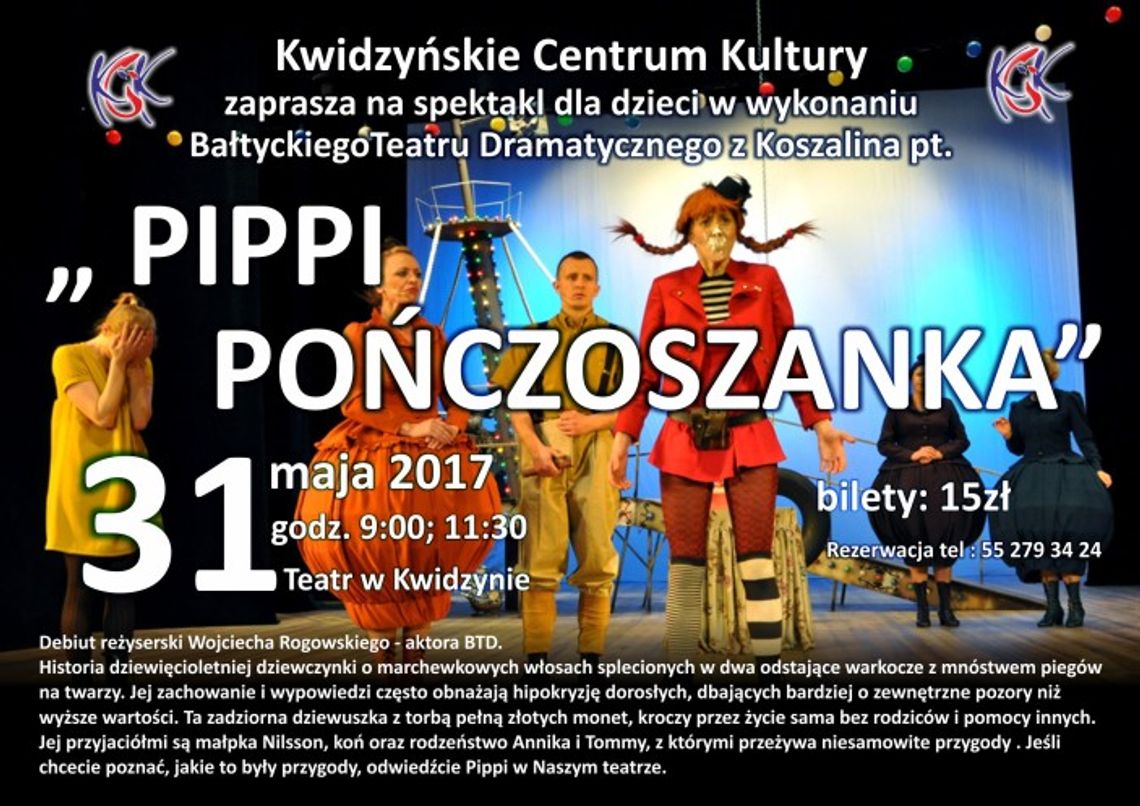 Spektakl Pippi Pończoszanka