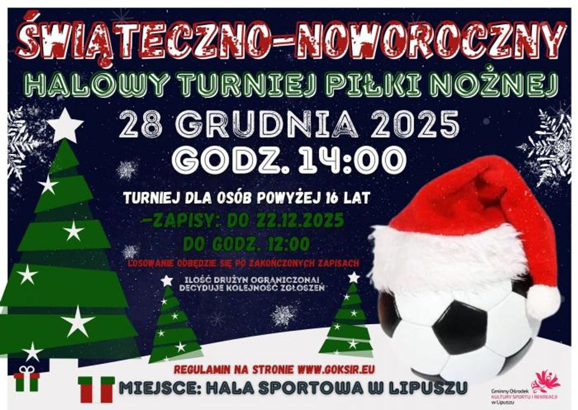 Świąteczno-noworoczny turniej halówki w Lipuszu Świąteczno-noworoczny turniej halówki w Lipuszu