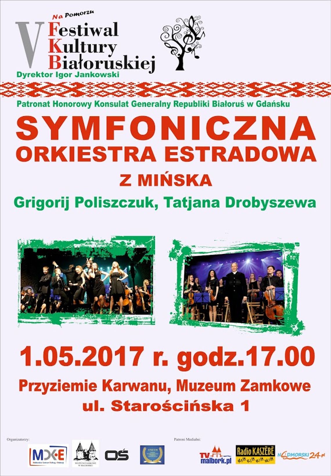 Symfoniczna Orkiestra Estradowa z Mińska.