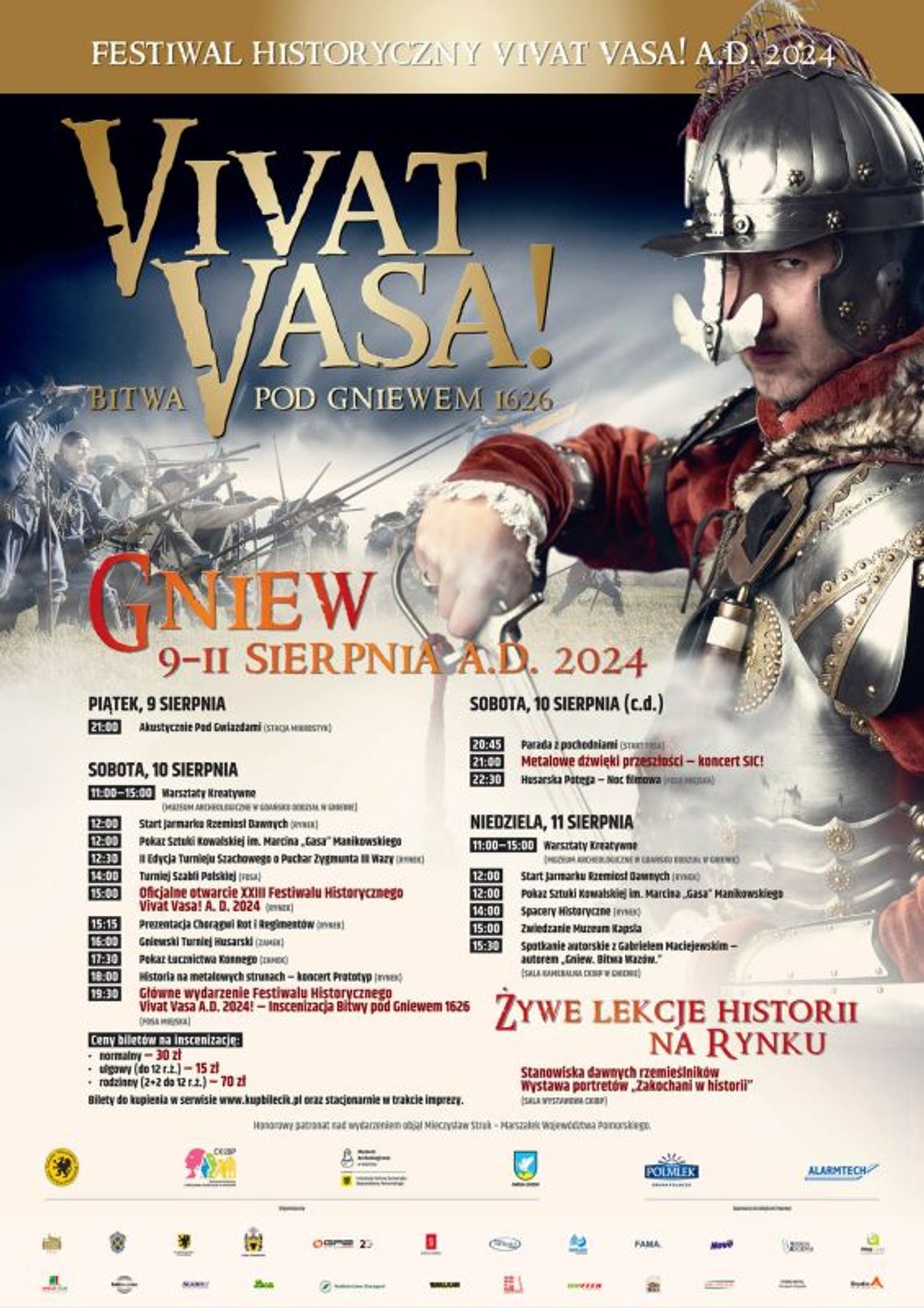VIVAT VASA 2024 - 9-11,08,2024r. - BITWA POD GNIEWEM VIVAT VASA 2024 - 9-11,08,2024r. - BITWA POD GNIEWEM