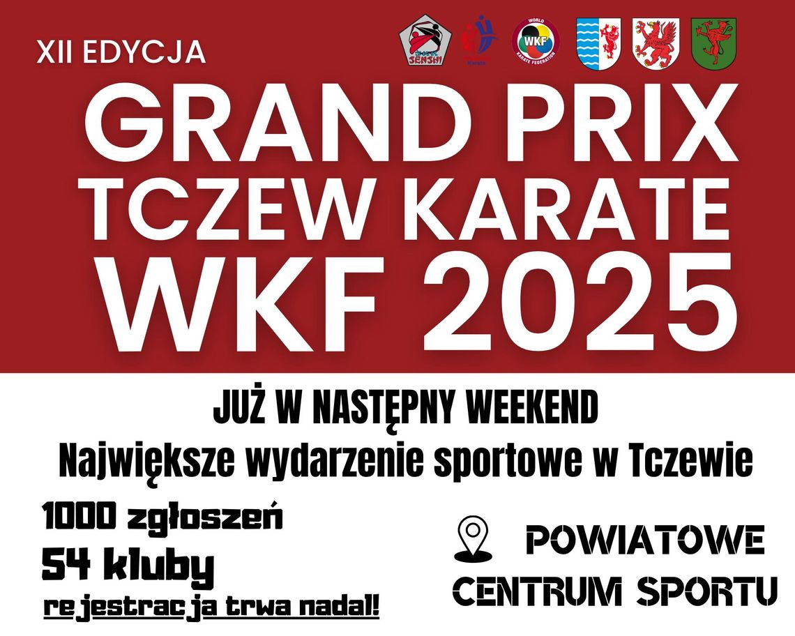 W dniach 8-9 listopada br. odbędzie się kolejna edycja karate WKF 2025 ❗️ To jedna z największych tego typu imprez w kraju. W dniach 8-9 listopada br. odbędzie się kolejna edycja karate WKF 2025 ❗️ To jedna z największych tego typu imprez w kraju.