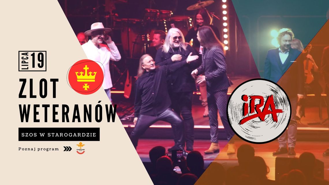 Zlot Weteranów Szos w Starogardzie – jubileuszowa edycja z zespołem IRA!