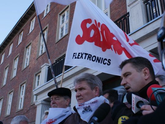 Manifestacja solidarnościowa w Gdańsku