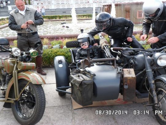 Pokaz zabytkowych motocykli w Sopocie