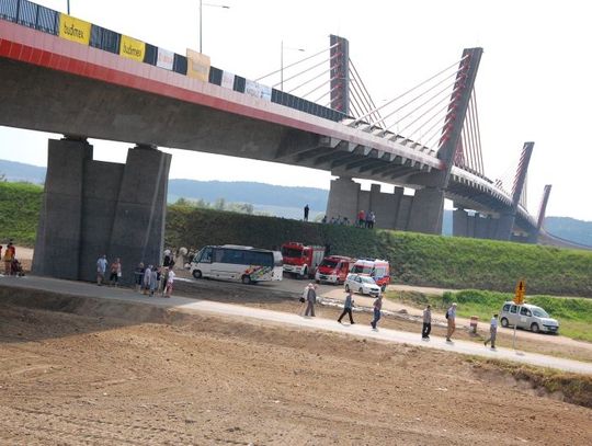 Otwarcie mostu w Opaleniu Otwarcie mostu w Opaleniu