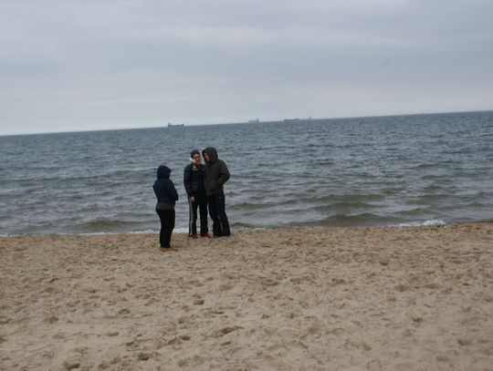 Pożegnanie zimy przez gdańskich morsów