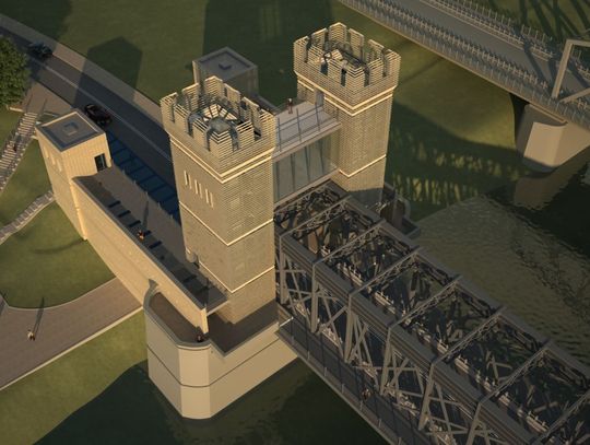 Ostateczny wygląd Mostu Tczewskiego