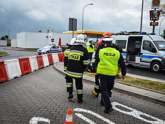 Wypadek na autostradzie – 15 rannych. Na szczęście to tylko ćwiczenia 