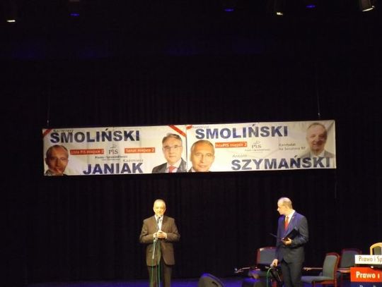 Jan Pietrzak na konwencji Prawa i Sprawiedliwości