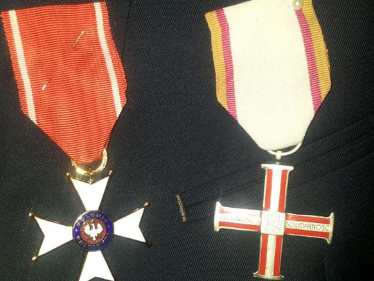 Krzyż Kawalerski Orderu Odrodzenia Polski "Polonia Restituta" i Krzyż "Wolności i Solidarności"